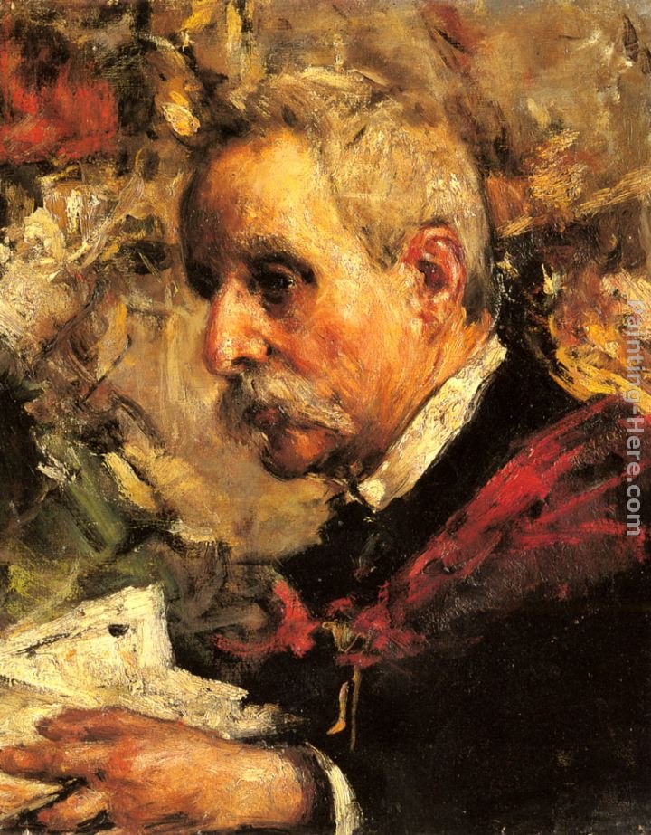 Antonio Mancini A Portrait of the Artist's Father